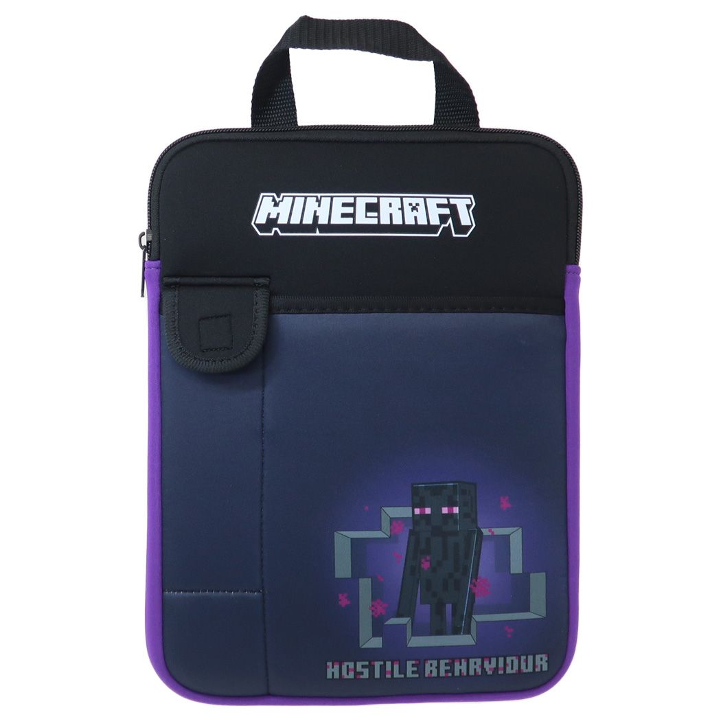マインクラフト ゲームキャラクター ポーチ 持ち手付きマルチポーチ エンダーマン Minecraft