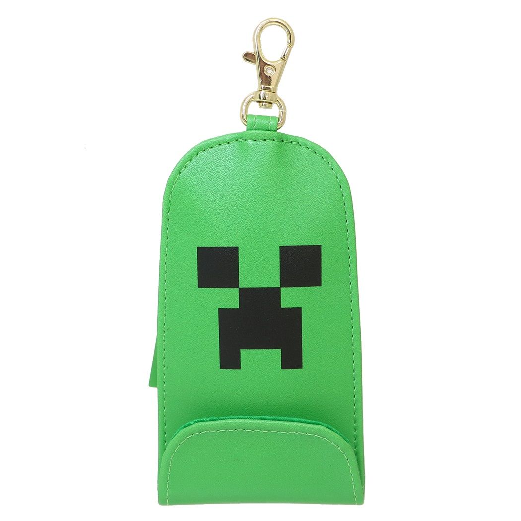 マインクラフト リールキーケース Minecraft キャラキーカバー ゲームキャラクター クリーパー