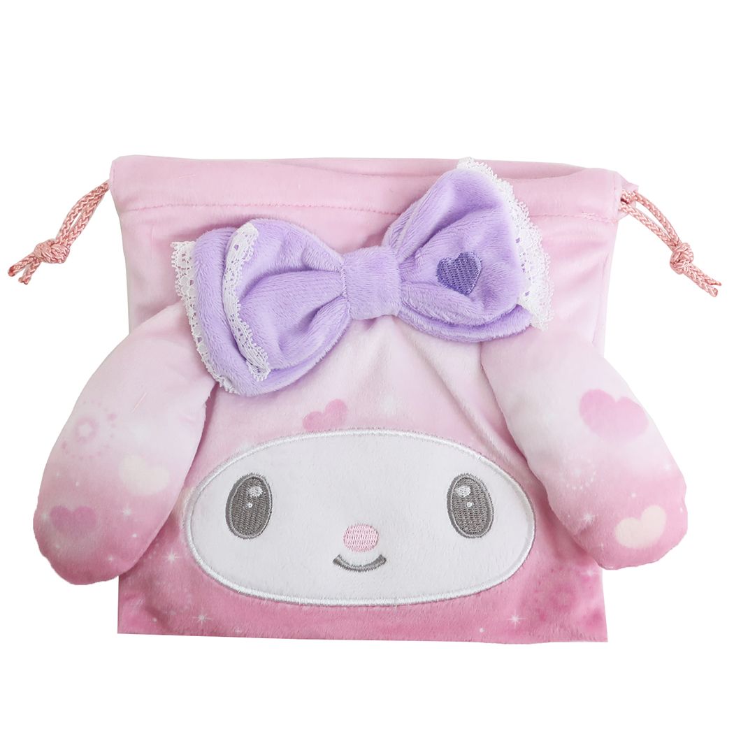 マイメロディ グッズ 巾着袋 キャラクター 夢きゅん フェイスきんちゃくポーチ プレゼント 男の子 女の子 ギフト