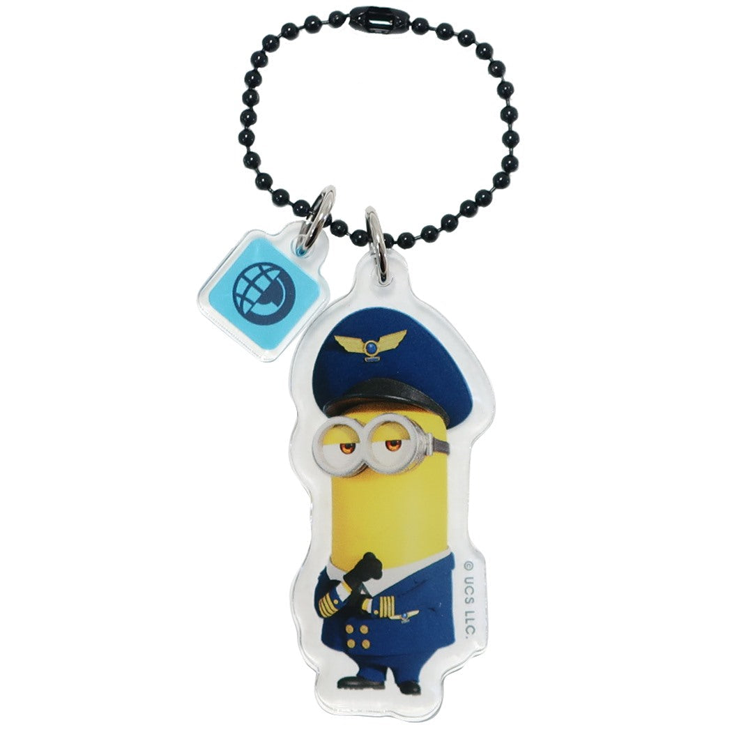 ミニオンズ キーホルダー アクリルボールチェーン ケビン MINION AIR ユニバーサル映画 ケイカンパニー プレゼント 男の子