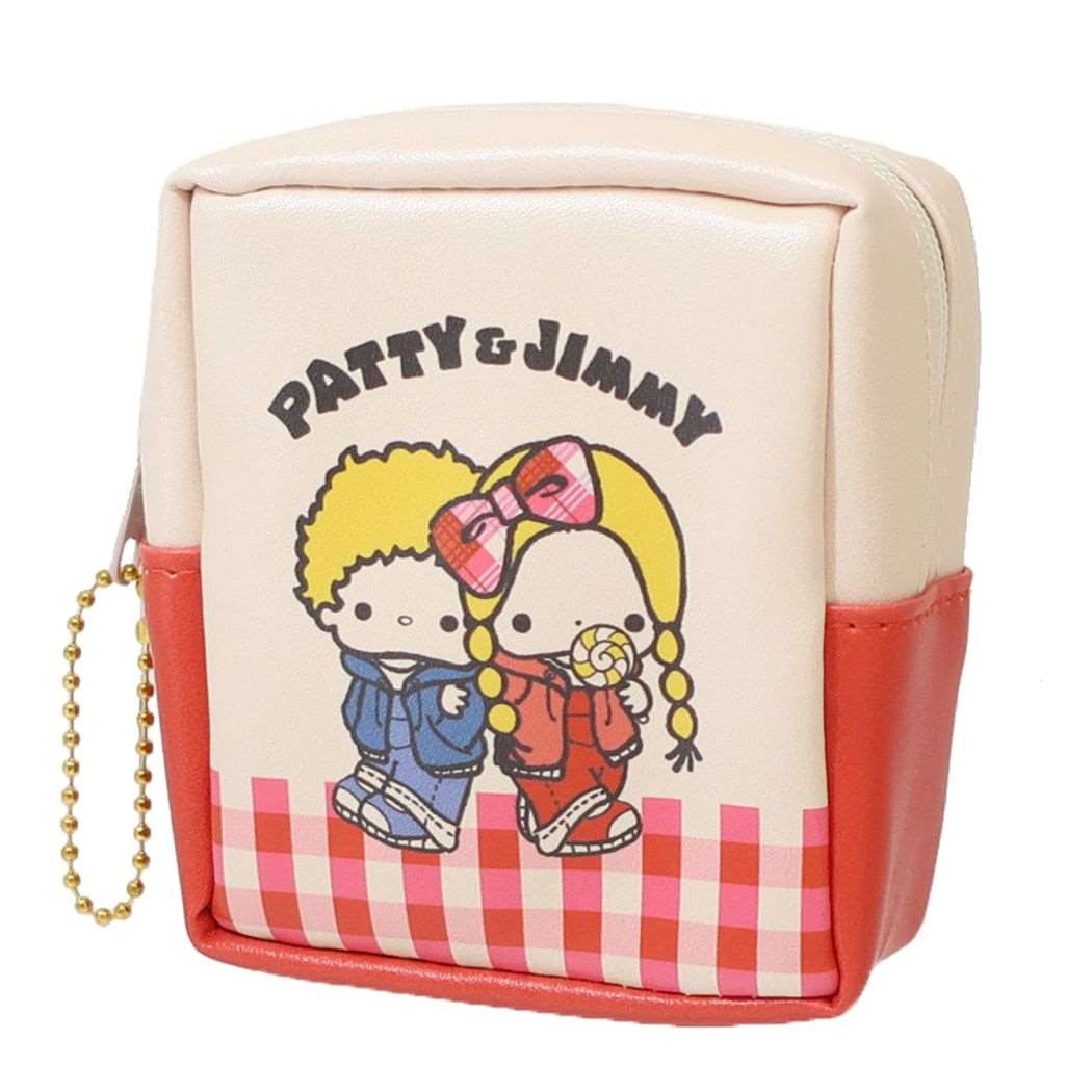 パティ&ジミー 箱型ミニポーチ サンリオ ミニポーチ キャラクター ファンシーレトロ