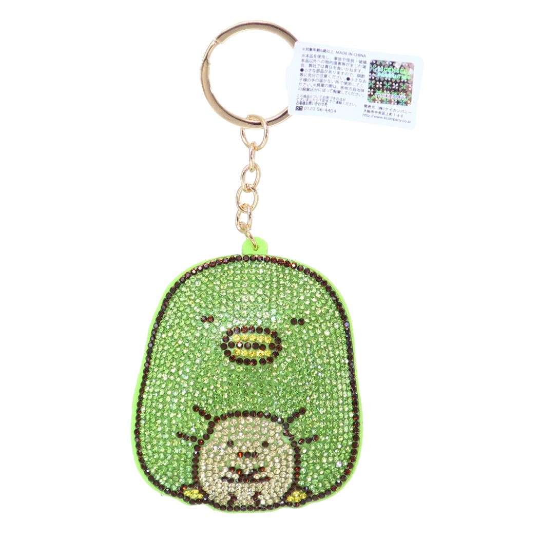すみっコぐらし グッズ キーホルダー キャラクター ラインストーンマスコット ぺんぎん?&たぴおか