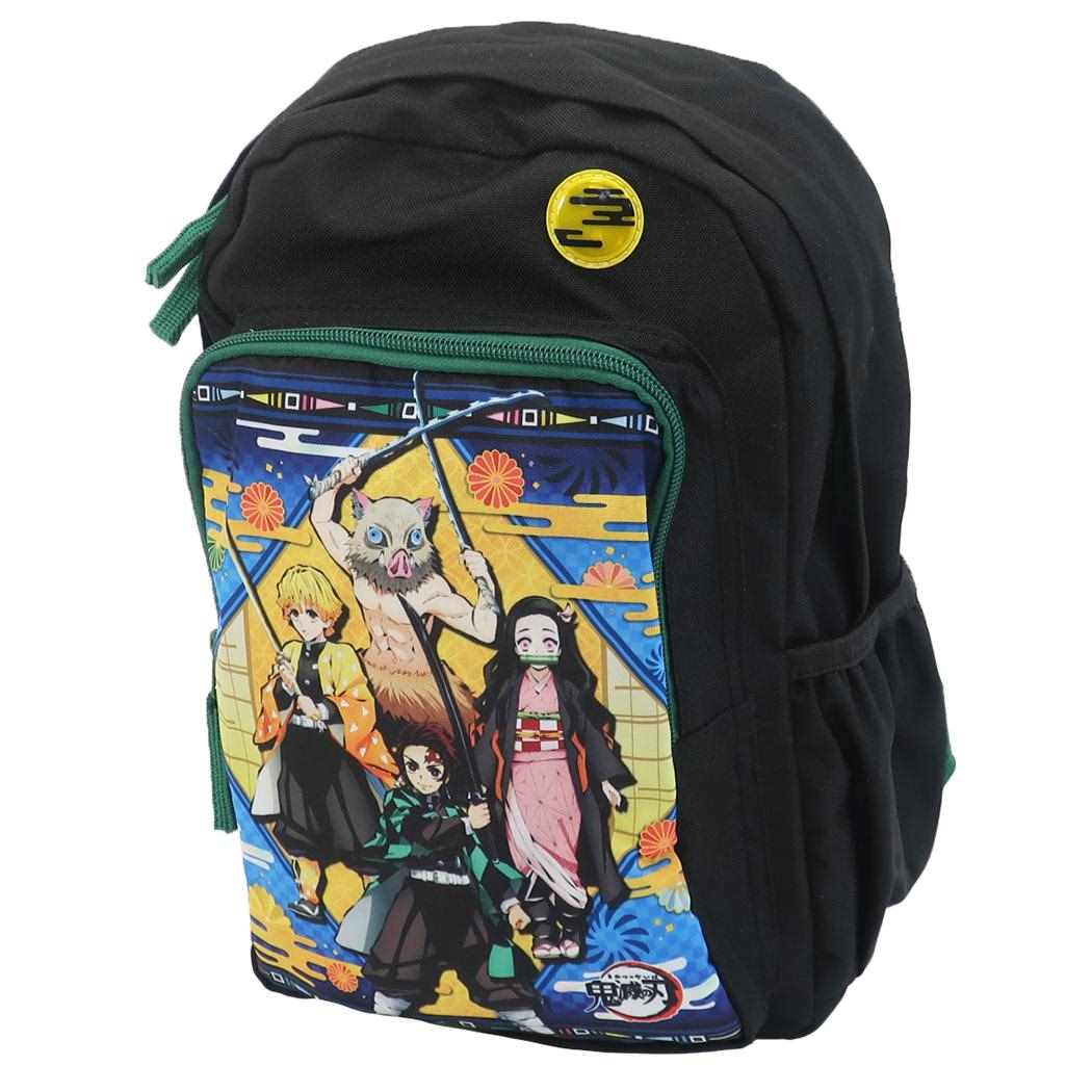 鬼滅の刃 キッズ デイパック 子供用 リュック +ONE クロ 少年ジャンプ マルヨシ 熱中症対策 子供用かばん 女の子 男の子 小学校 幼稚園セー