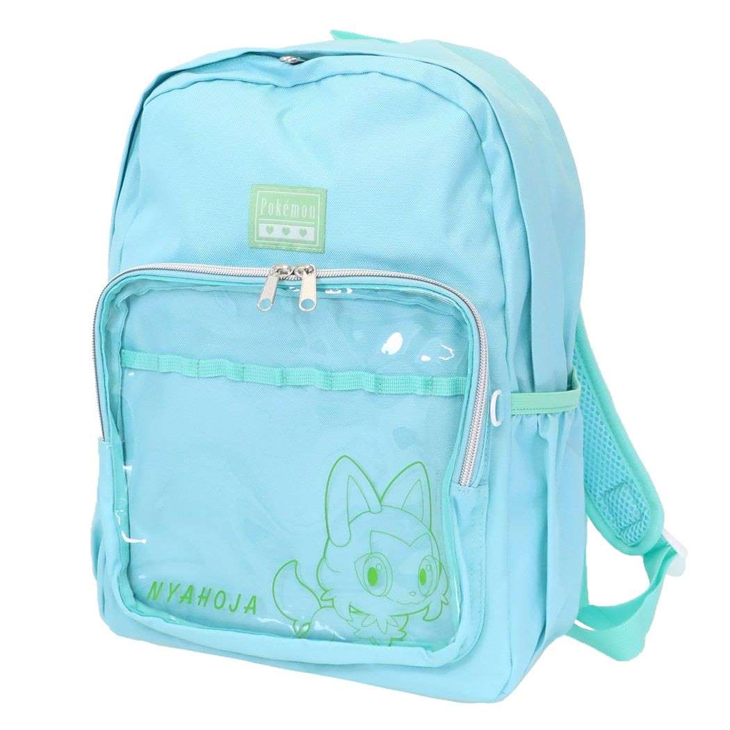 ポケットモンスター グッズ リュックサック キャラクター クリアポケット デイバッグ ニャオハ