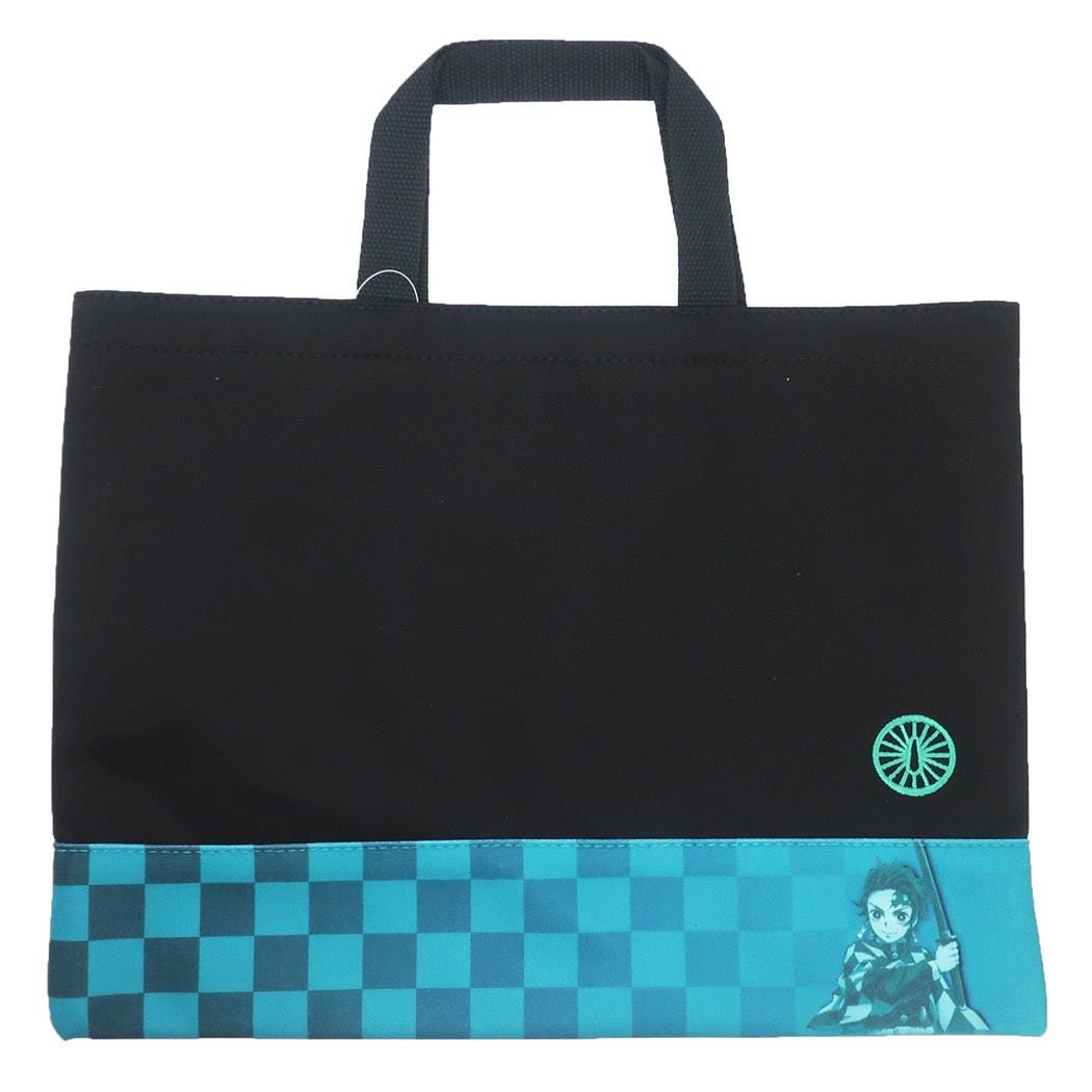 鬼滅の刃 少年ジャンプ アニメキャラクター レッスンバッグ シンプル ジュニア お稽古かばん 竈門炭治郎 新入学 プレゼント 男の子