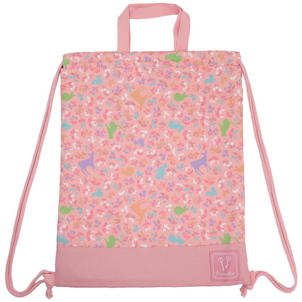 体操服バッグ ナップサック Pinocchio ピノチオ ピンク 新入学 アニマル マルヨシ プレゼント 男の子 女の子 ギフト