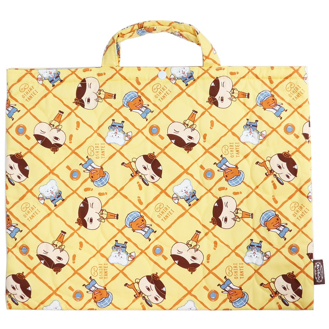 おしりたんてい グッズ ビッグ キルト レッスンバッグ ジュニア お稽古かばん 新入学 マルヨシ プレゼント 男の子 女の子