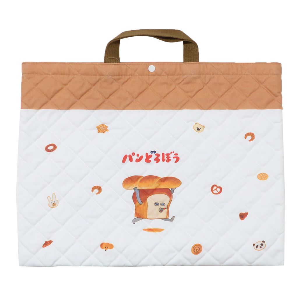 レッスンバッグ パンどろぼう キルトレッスンバッグ大 シロ マルヨシ