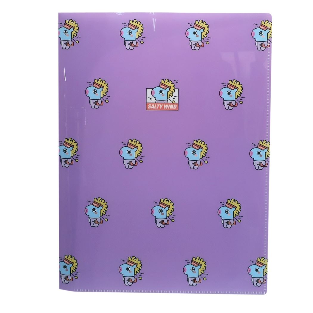 BT21 ポケット ファイル 10ポケット A4 クリアファイル MANG LINE FRIENDS グッズ プレゼント 男の子 女の