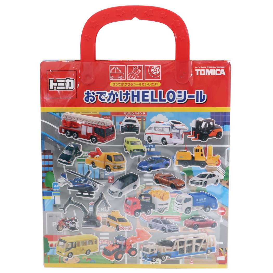 トミカ ジオラマ ステッカー おでかけ HELLO シール 開発都市 TOMICA カミオジャパン プレゼント 男の子 女の子 ギフト