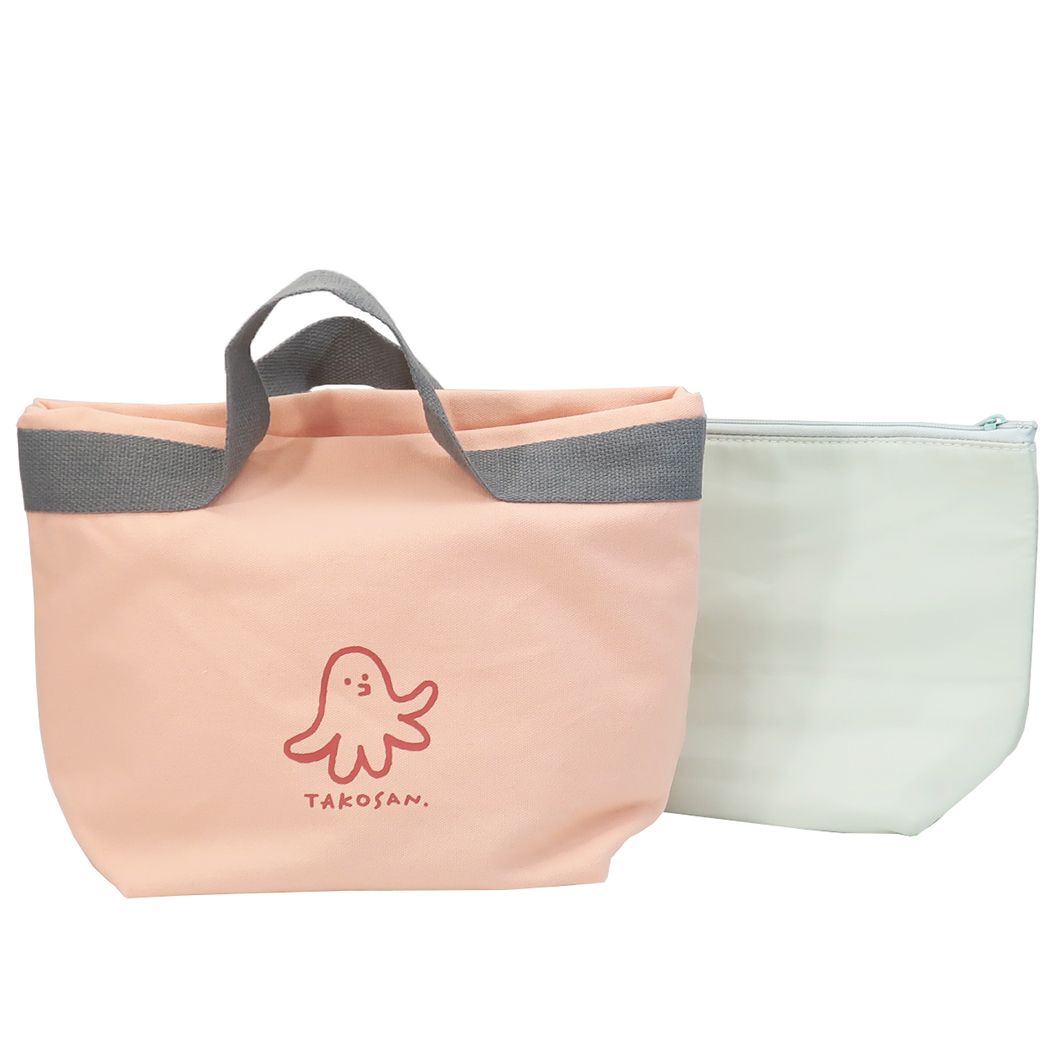 保温保冷 ランチバッグ NOBEET ノビート 保冷ポーチ付き ミニトート タコウィンナー プレゼント かわいい 男の子 女の子 ギフ