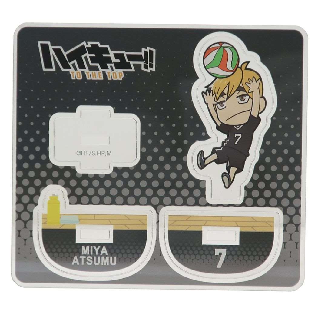 ハイキュー TO THE TOP 宮侑 稲荷崎高校 ゆらゆら アクリルスタンド コレクター雑貨 少年ジャンプ アニメキャラクター グッズ プ