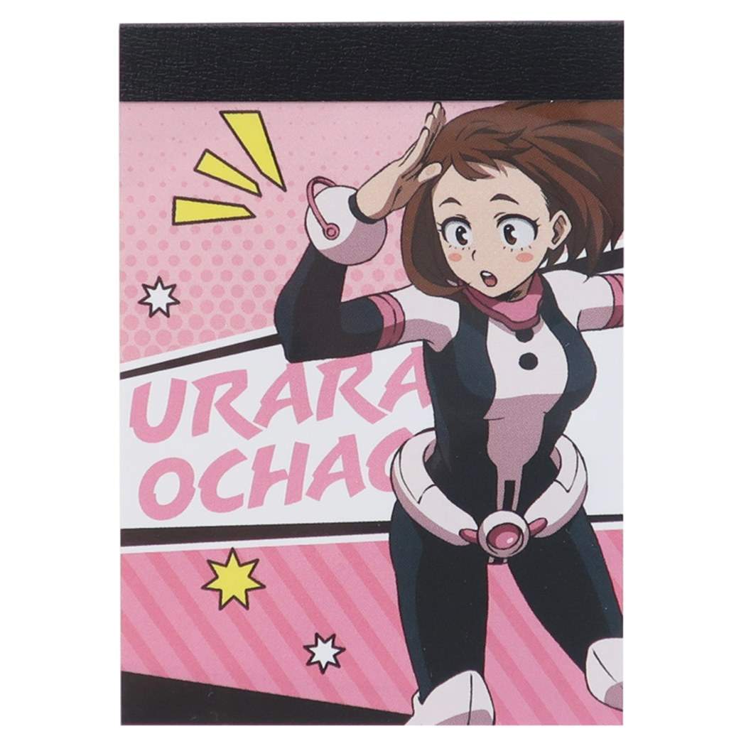 僕のヒーローアカデミア メモ帳 ミニ ミニメモ 麗日お茶子 少年ジャンプ カミオジャパン コレクション文具 プレゼント 男の子 女の子