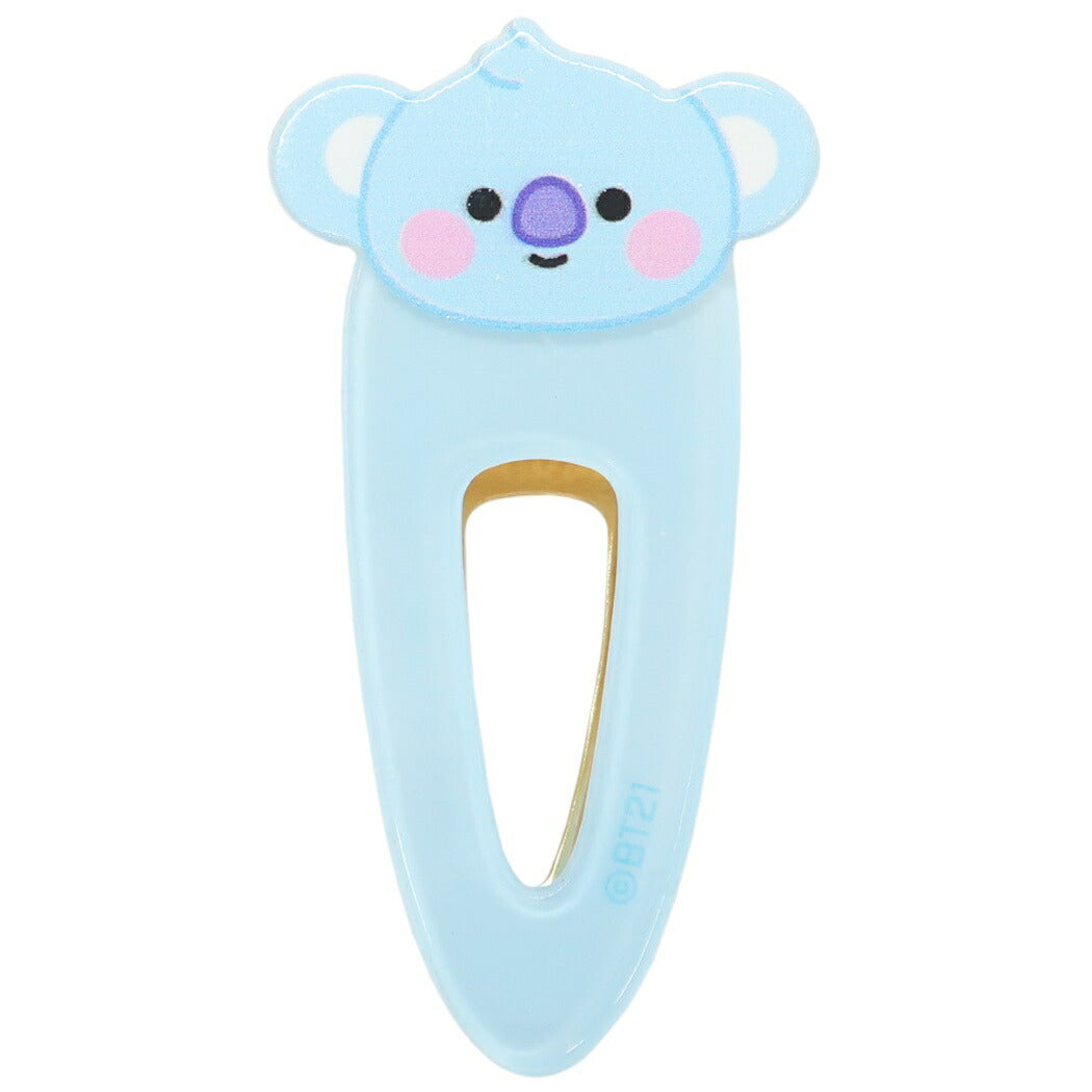 BT21 LINE FRIENDS キャラクター ヘアアクセ ヘアクリップ KOYA プレゼント 男の子 女の子 ギフト