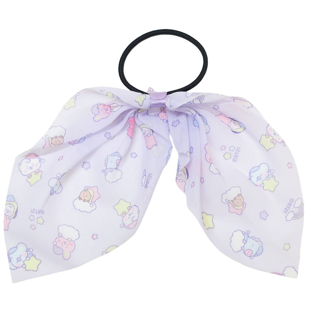 BT21 リボンゴム LINE FRIENDS ヘアアクセ キャラクター おやすみ プレゼント 男の子 女の子 ギフト