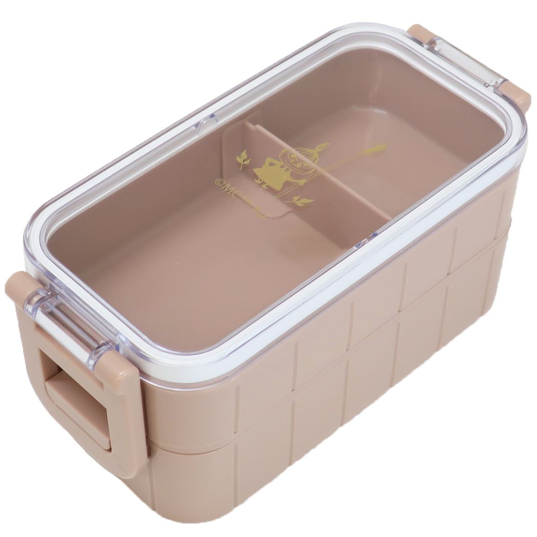 ムーミン キャラクター お弁当箱 抗菌箸付き2段ランチボックス おてんば リトルミイ プレゼント 男の子 女の子 ギフト