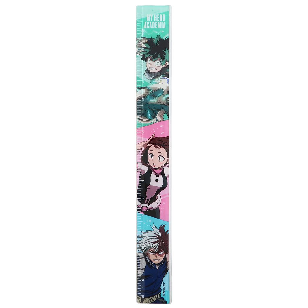僕のヒーローアカデミア 少年ジャンプ アニメキャラクター ものさし スリム17cm定規 集合A プレゼント 男の子 女の子 ギフト
