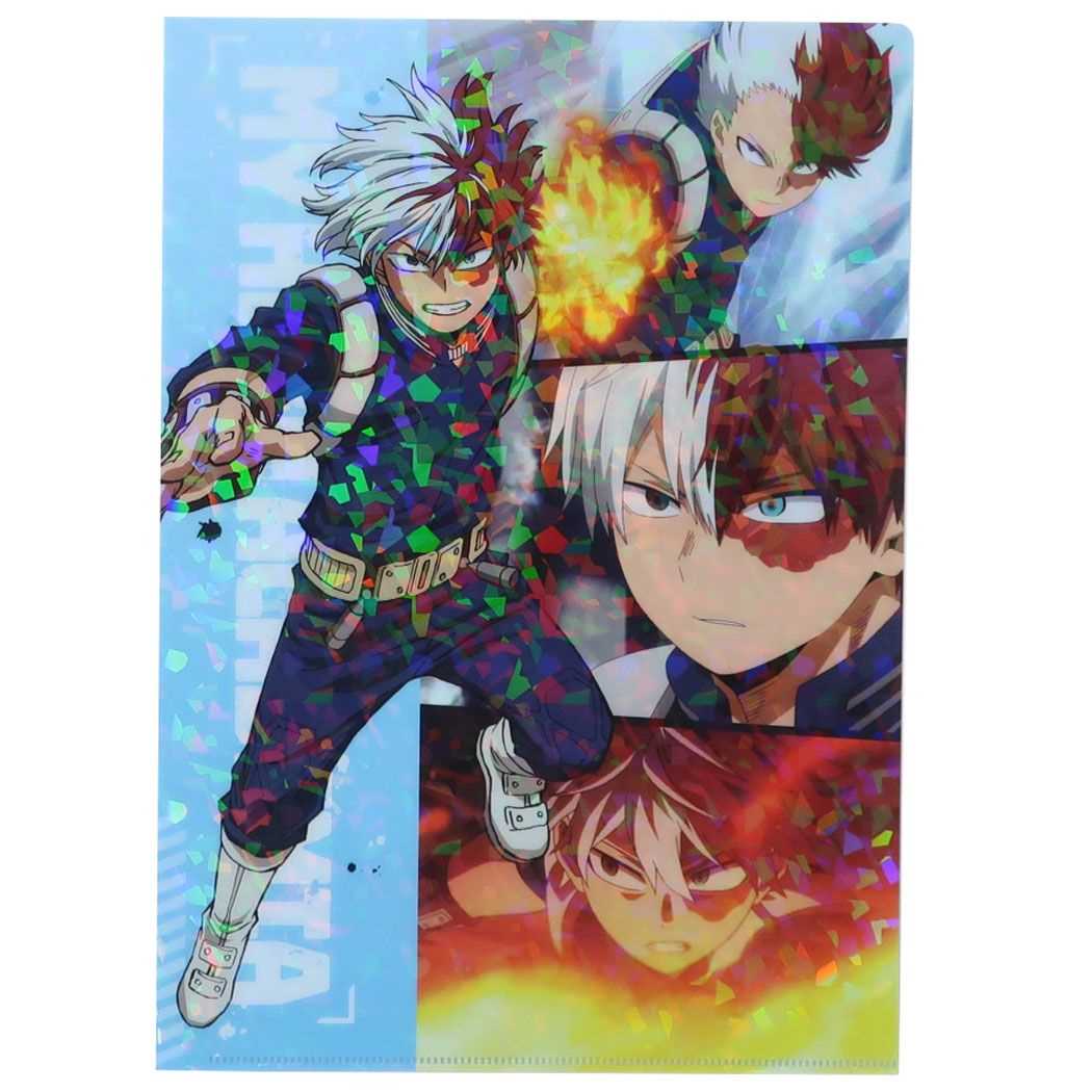 僕のヒーローアカデミア グッズ クリアフォルダー 少年ジャンプ アニメキャラクター ホログラムA4シングルクリアファイル