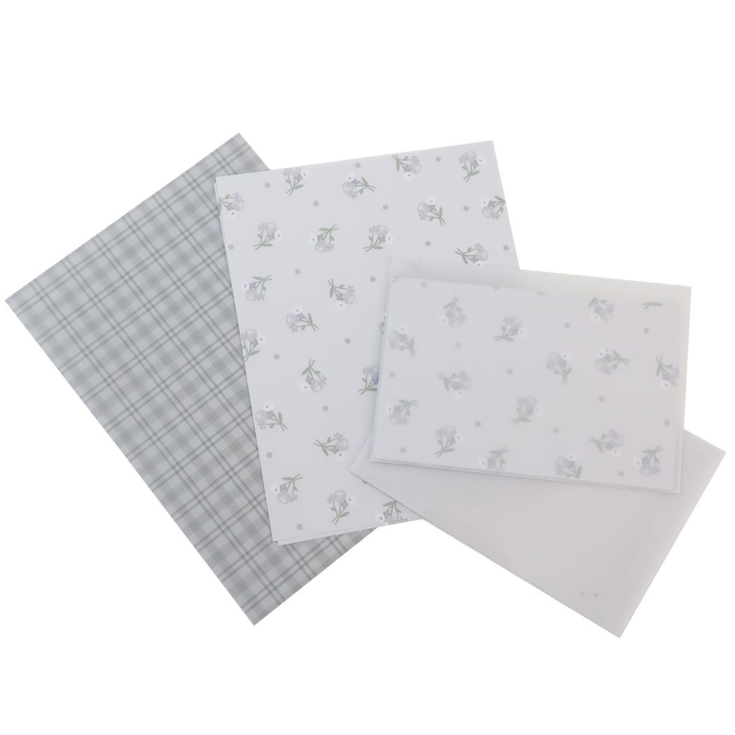 ミニレターセット 2PATTERNS LETTER グレー カミオジャパン プレゼント 男の子 女の子 ギフト