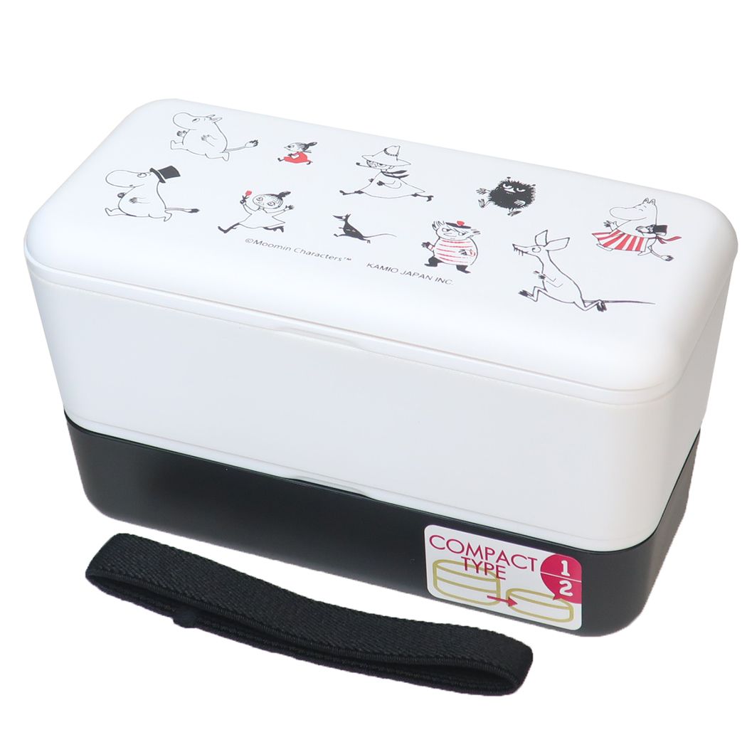 ムーミン グッズ お弁当箱 キャラクター 2段ランチボックス ぞろぞろ 新入学