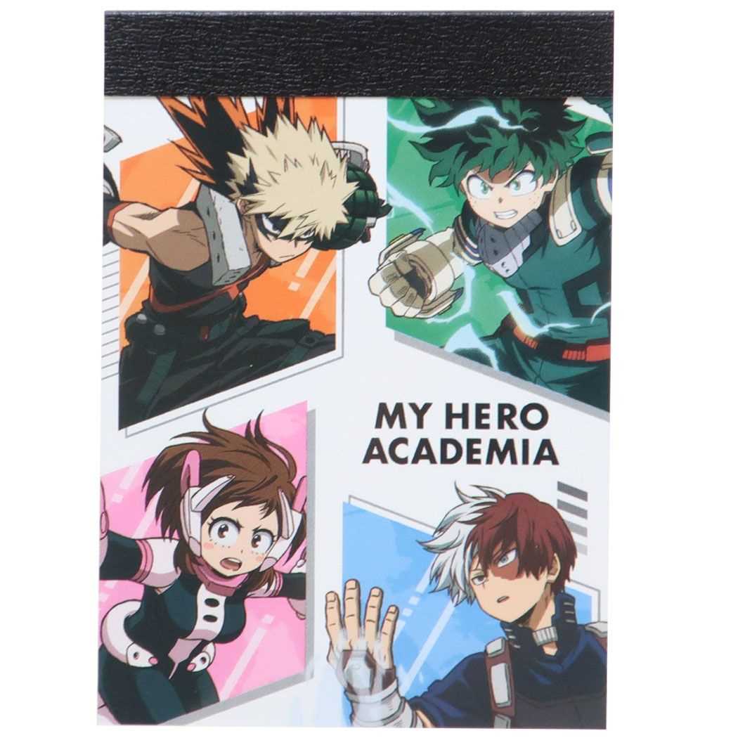 僕のヒーローアカデミア ミニミニメモ 少年ジャンプ メモ帳 アニメキャラクター ヒーロー 新入学 プレゼント 男の子 女の子 ギフト