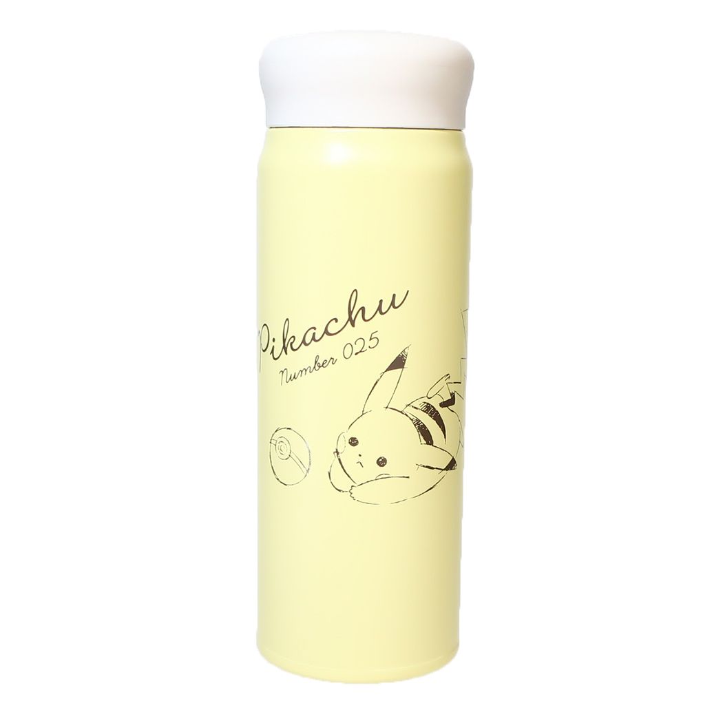 ポケットモンスター キャラクター 保温保冷水筒 ステンレスボトル480ml イエロー