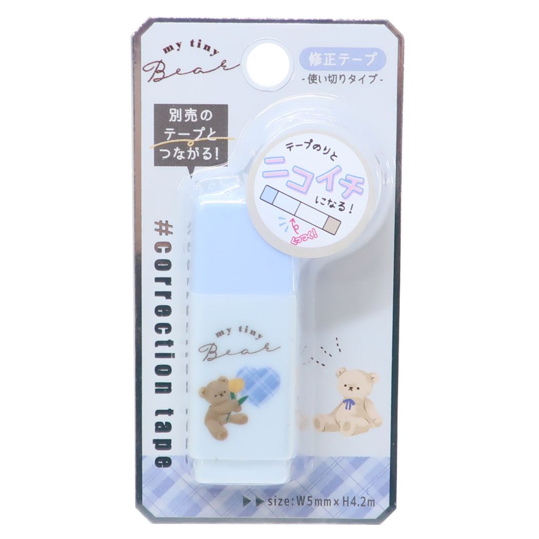 修正テープ ニコイチ修正テープ MY TINT BEARハート 新入学 カミオジャパン