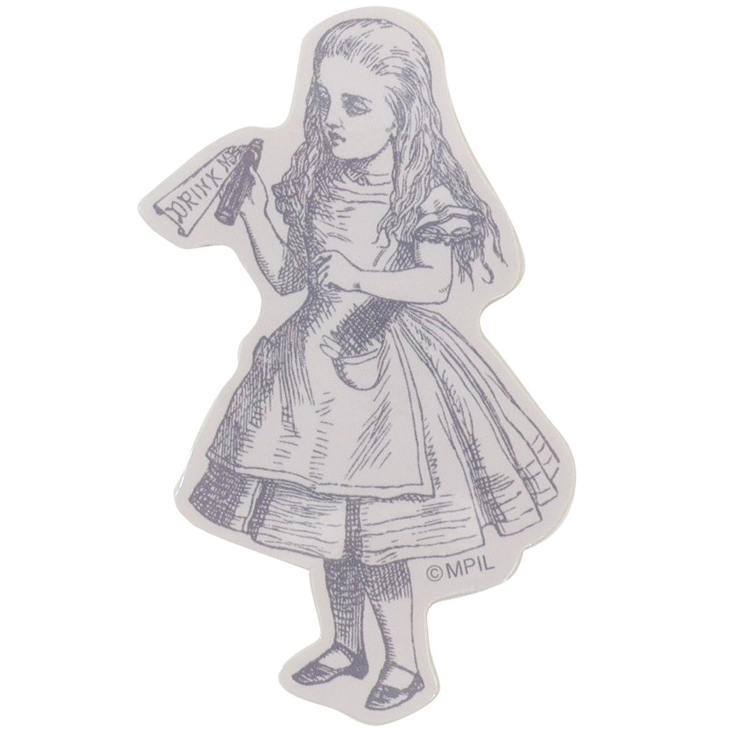 マクミランアリス ミニデコステッカー ダイカットシール アリス THE MACMILLAN ALICE キャラクター