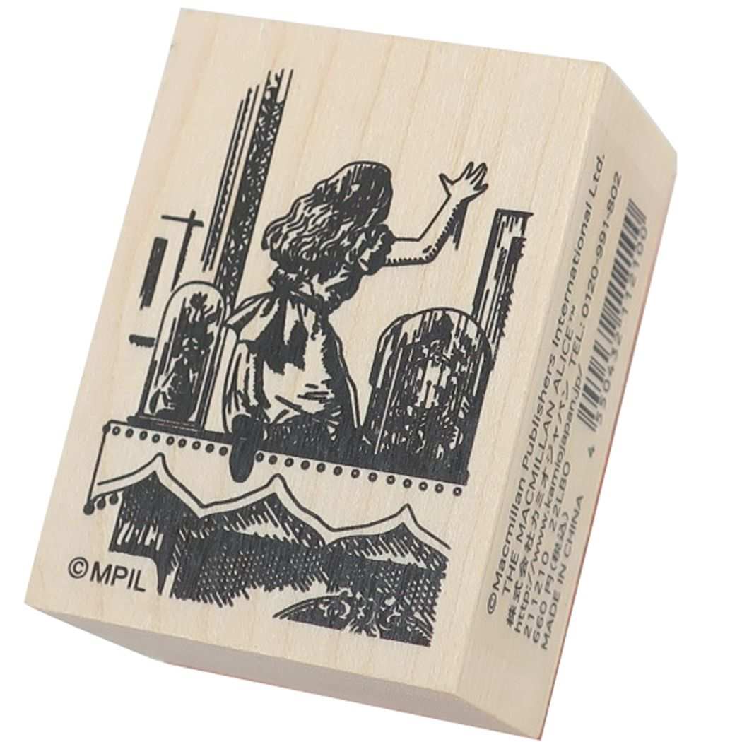 マクミランアリス キャラクター はんこ スタンプ 鏡 THE MACMILLAN ALICE