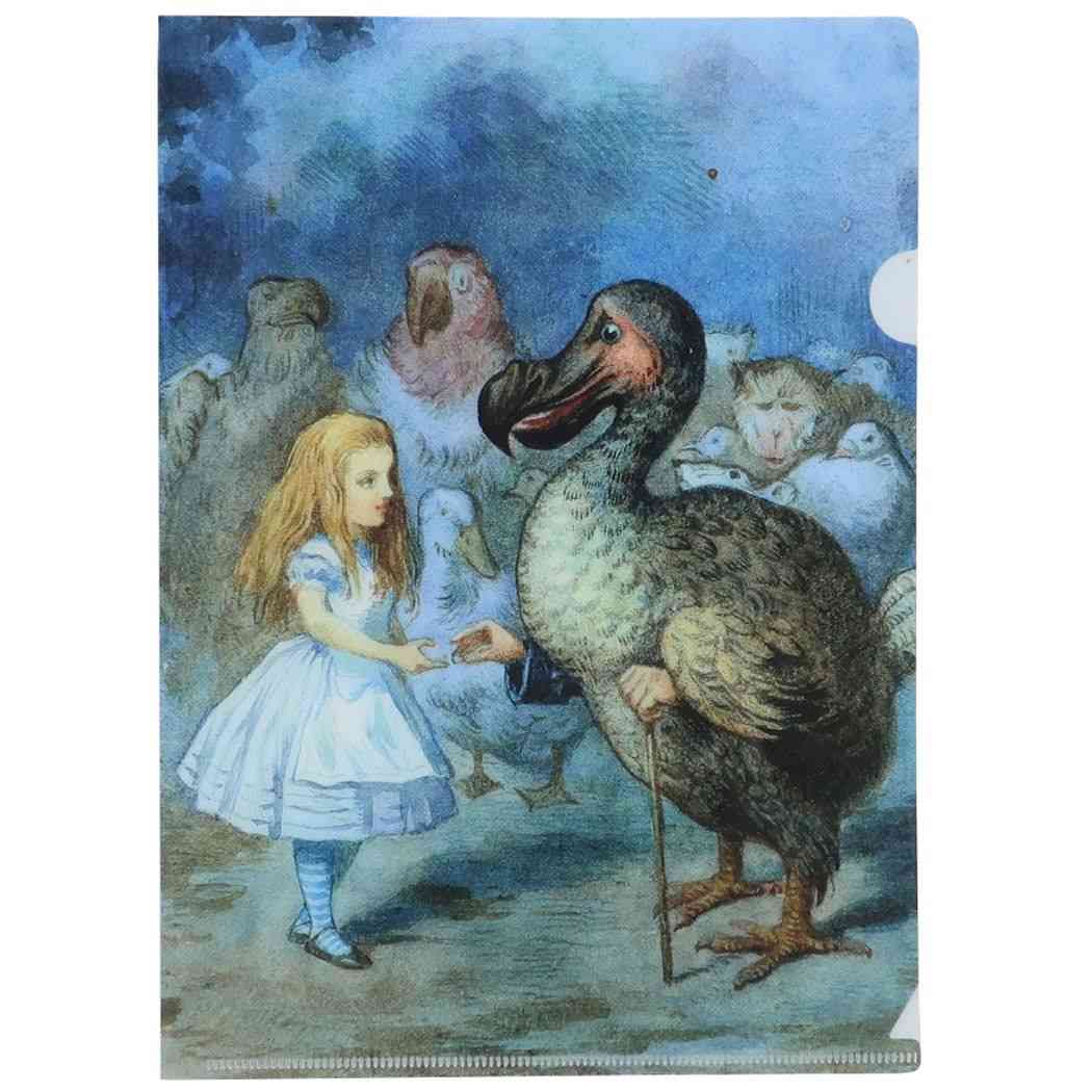 マクミランアリス THE MACMILLAN ALICE キャラクター クリアフォルダー A5仕切り付きクリアファイル ドードー鳥 新入学