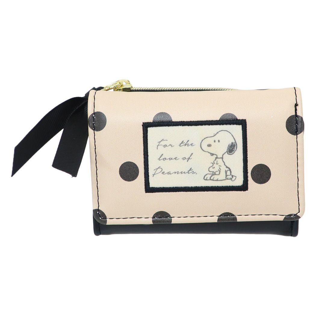 スヌーピー グッズ ミニウォレット キャラクター 三つ折りミニ財布 メリリー