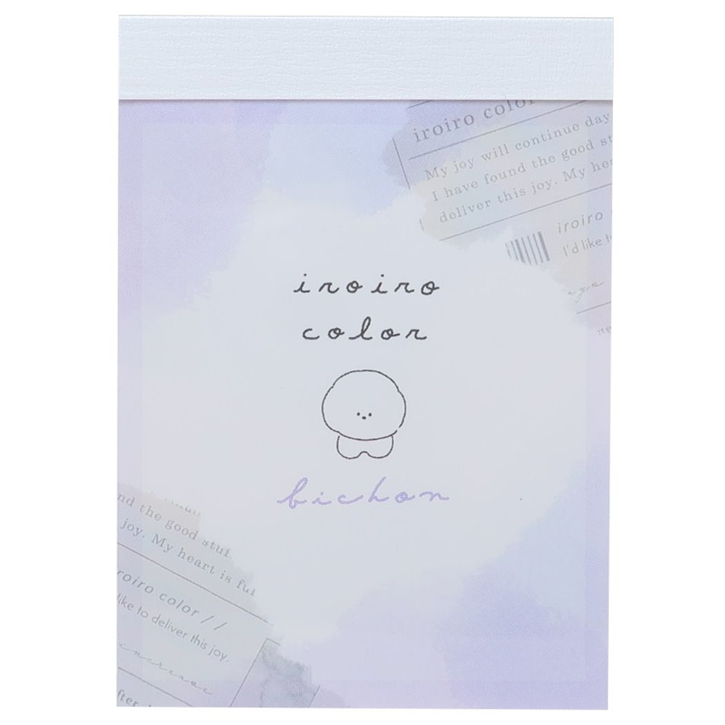 メモ帳 iroiro color ミニミニメモ ビション 新入学 新学期準備文具