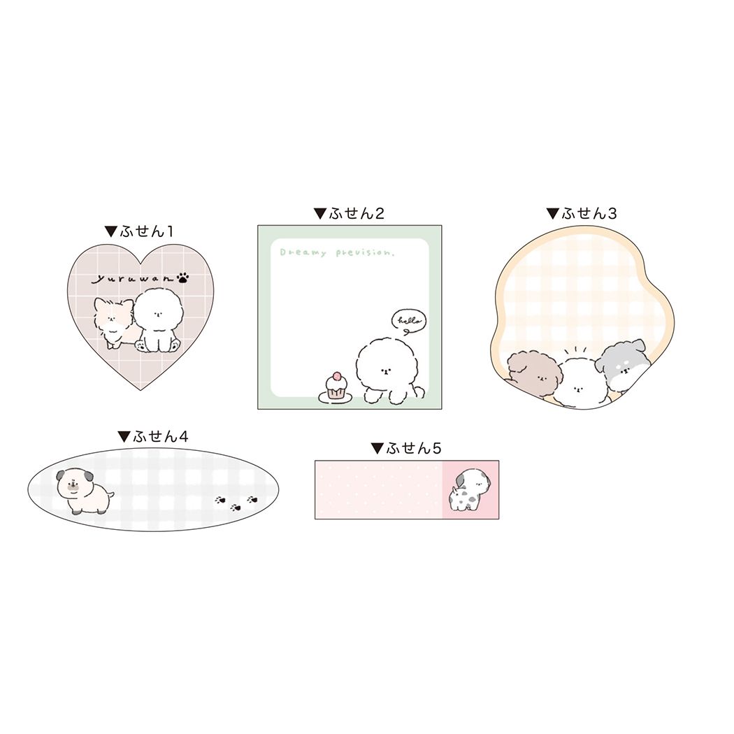 付箋 フレークふせん YURUWAN カミオジャパン