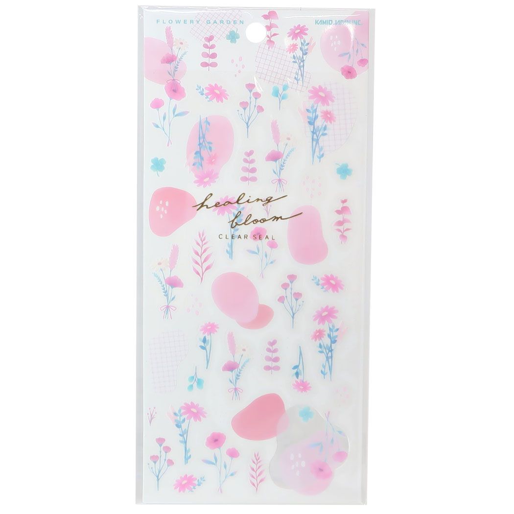 シールシート ヒーリングブルームシール FLOWERY GARDEN カミオジャパン