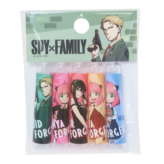 スパイファミリー SPY FAMILY えんぴつカバー5本セット 鉛筆キャップ A 新入学 少年ジャンプ アニメキャラクター