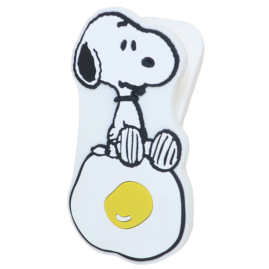 スヌーピー ピーナッツ キャラクター クリップ 粘着フッククリップ