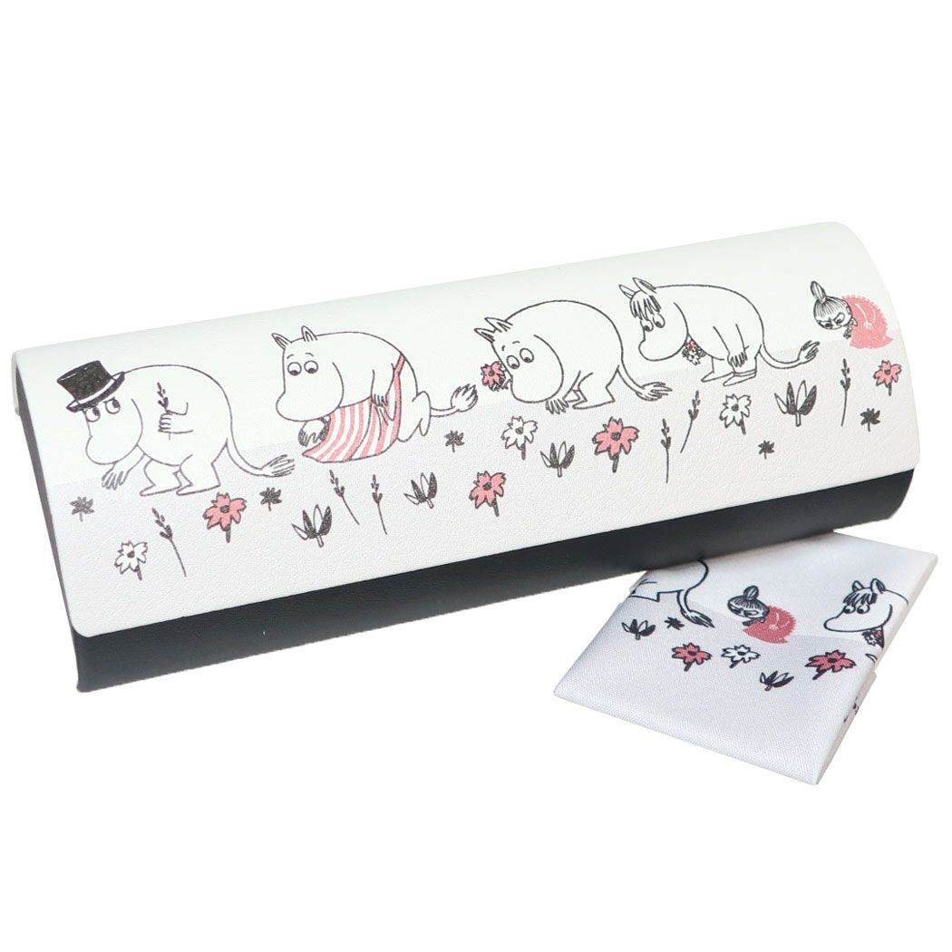 ムーミン グッズ 眼鏡ケース 北欧 キャラクター クロス付きメガネケース