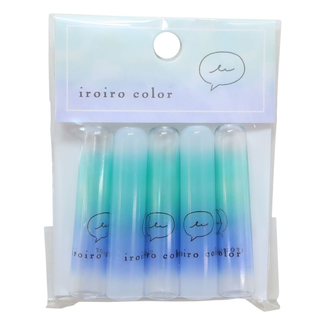 えんぴつカバー5本セット iroiro color 鉛筆キャップ カミオジャパン ふきだし