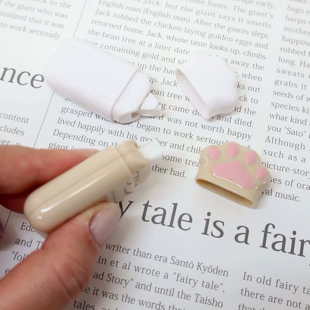 肉球修正テープ YURUWAN 修正テープ カミオジャパン かぶりもの