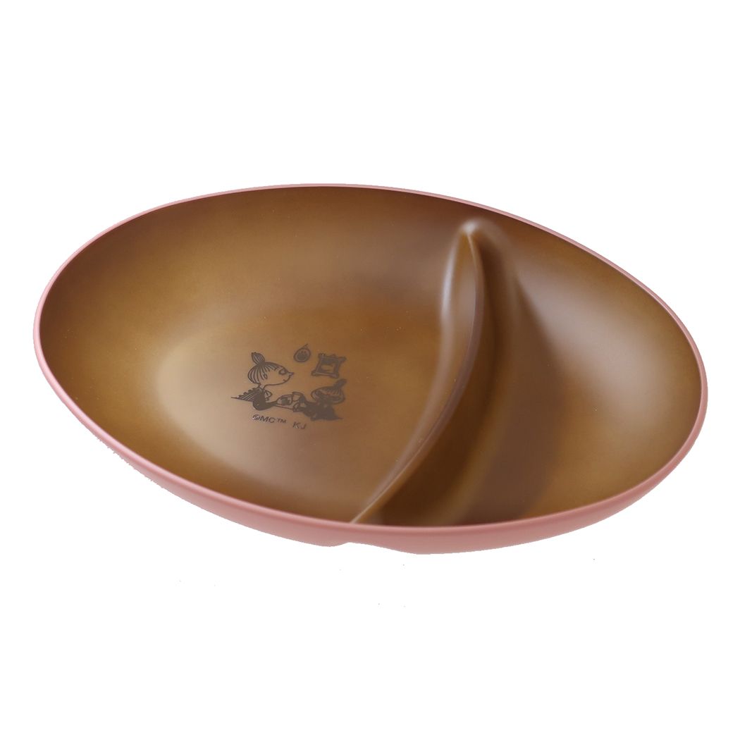 ムーミン オーバルプレート仕切付き 北欧 深皿 キャラクター very tasty