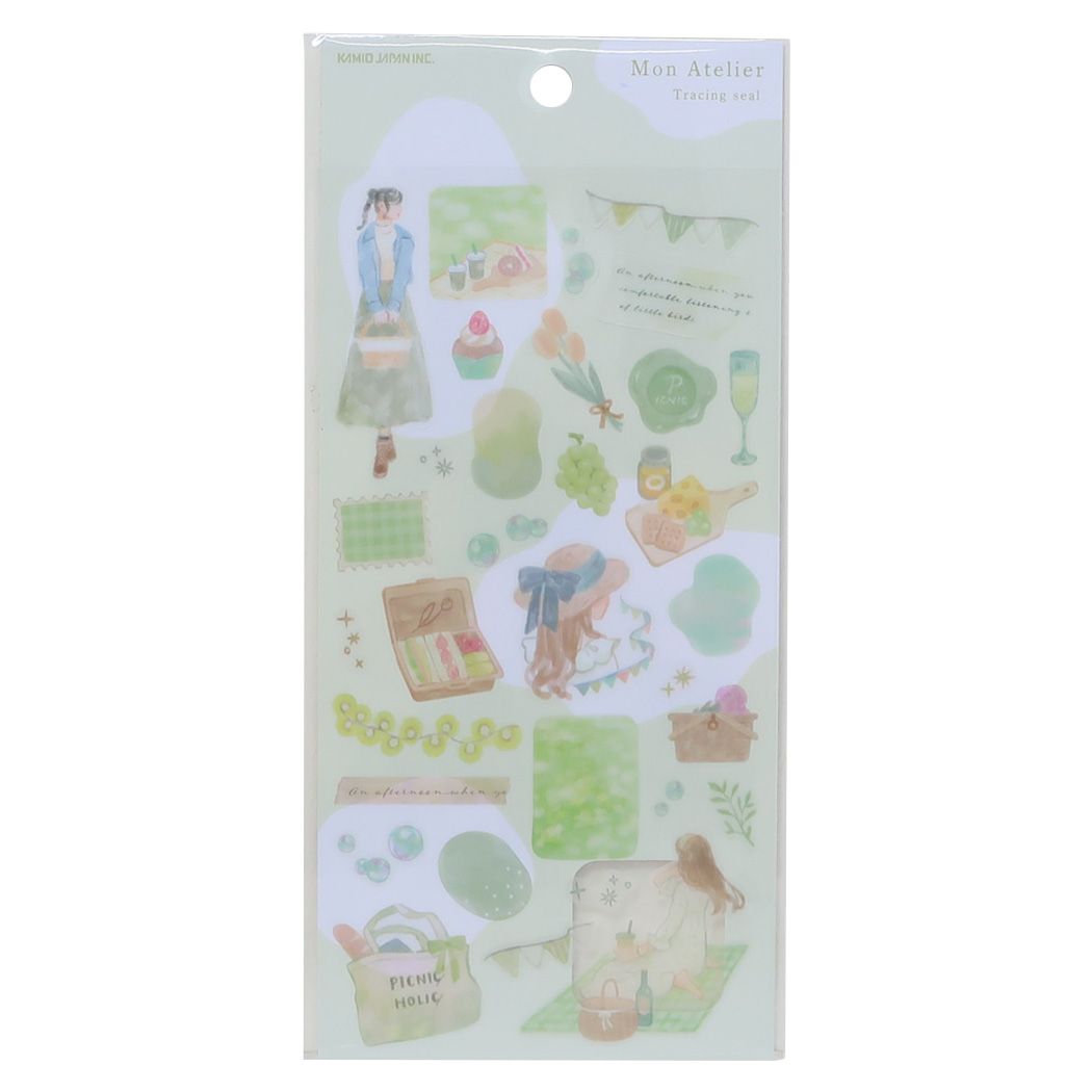 シールシート Mon Atelierシール おしゃピク カミオジャパン