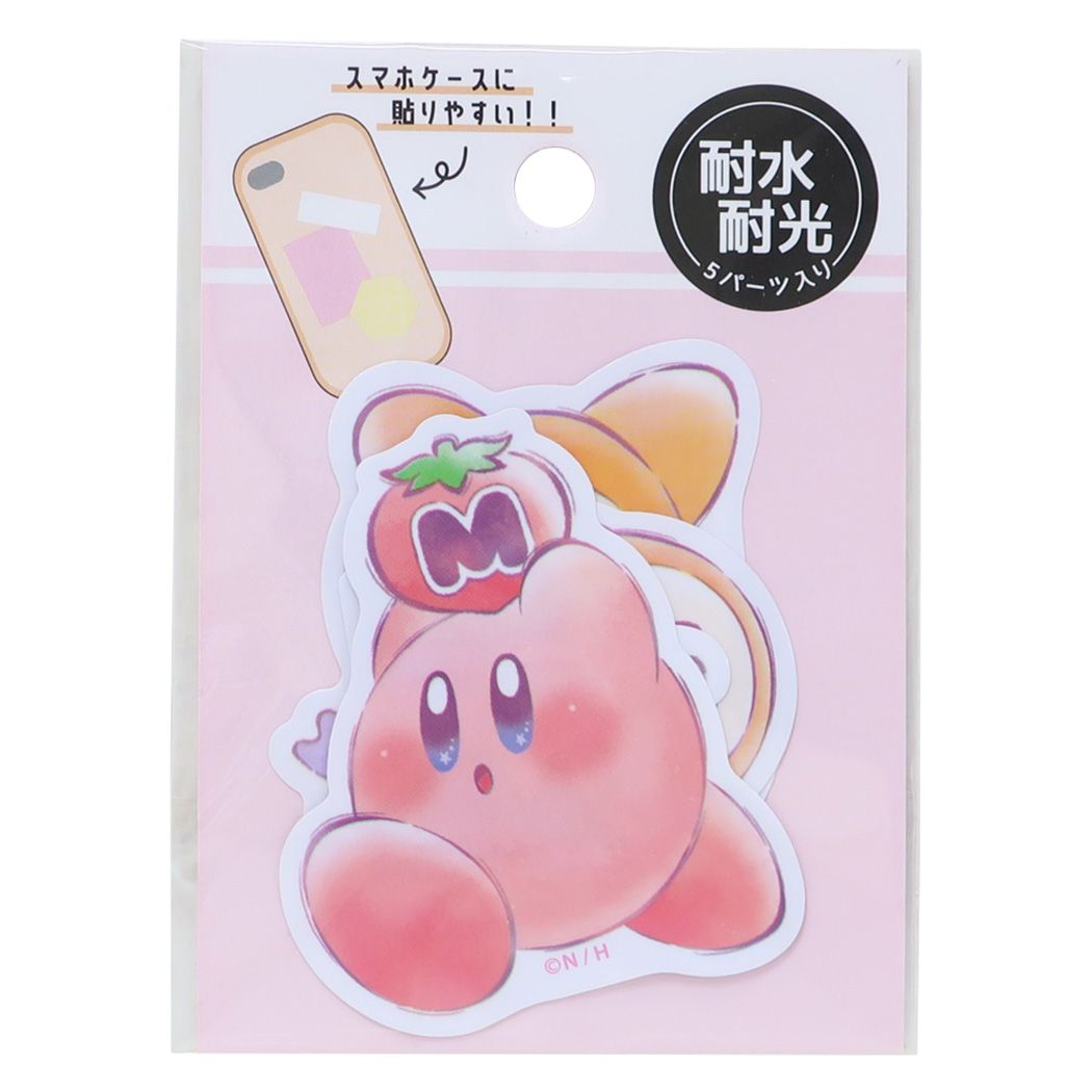 星のカービィ キャラクター フレークシール ミニデココラージュシール カービィ&ワドルディ