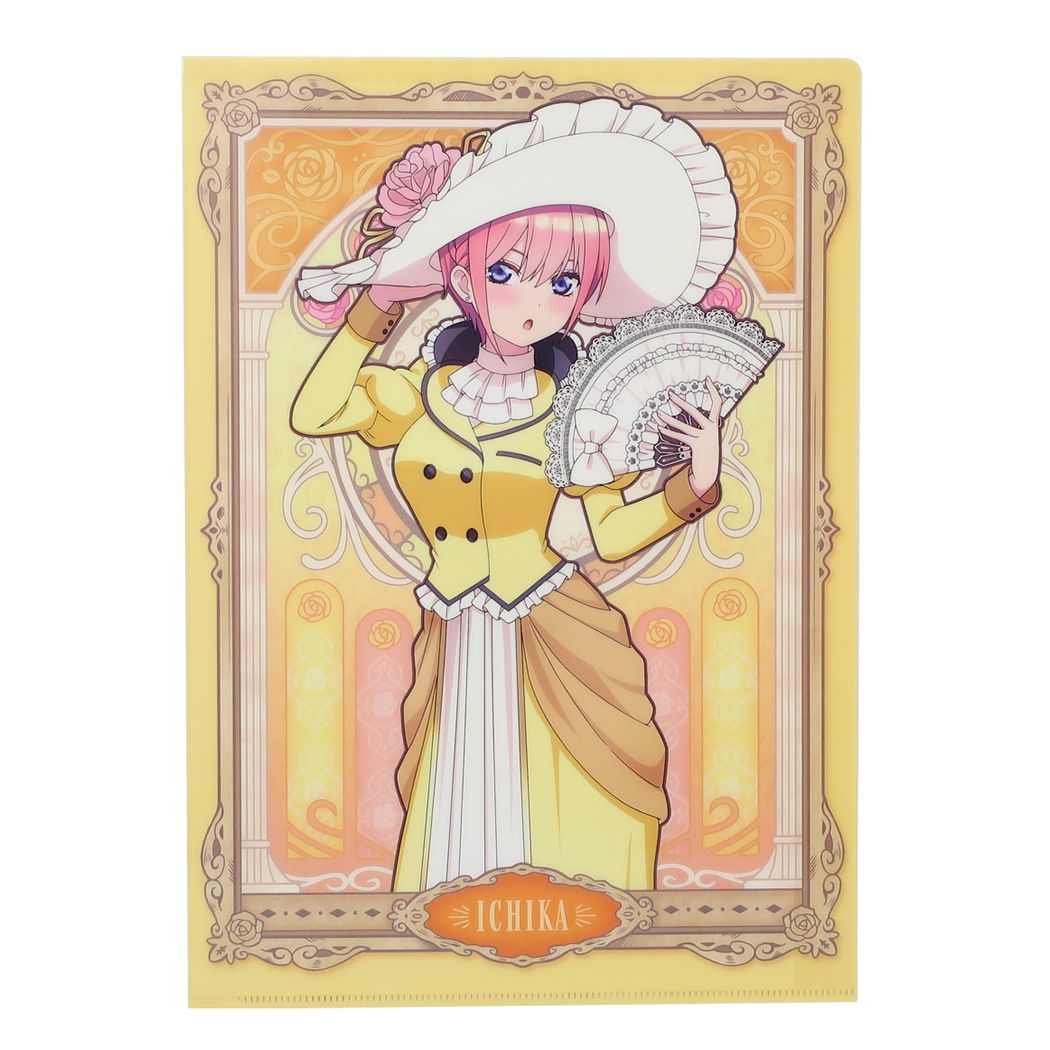 五等分の花嫁 A4 クリアフォルダー クリアファイル アニメキャラクター 一花