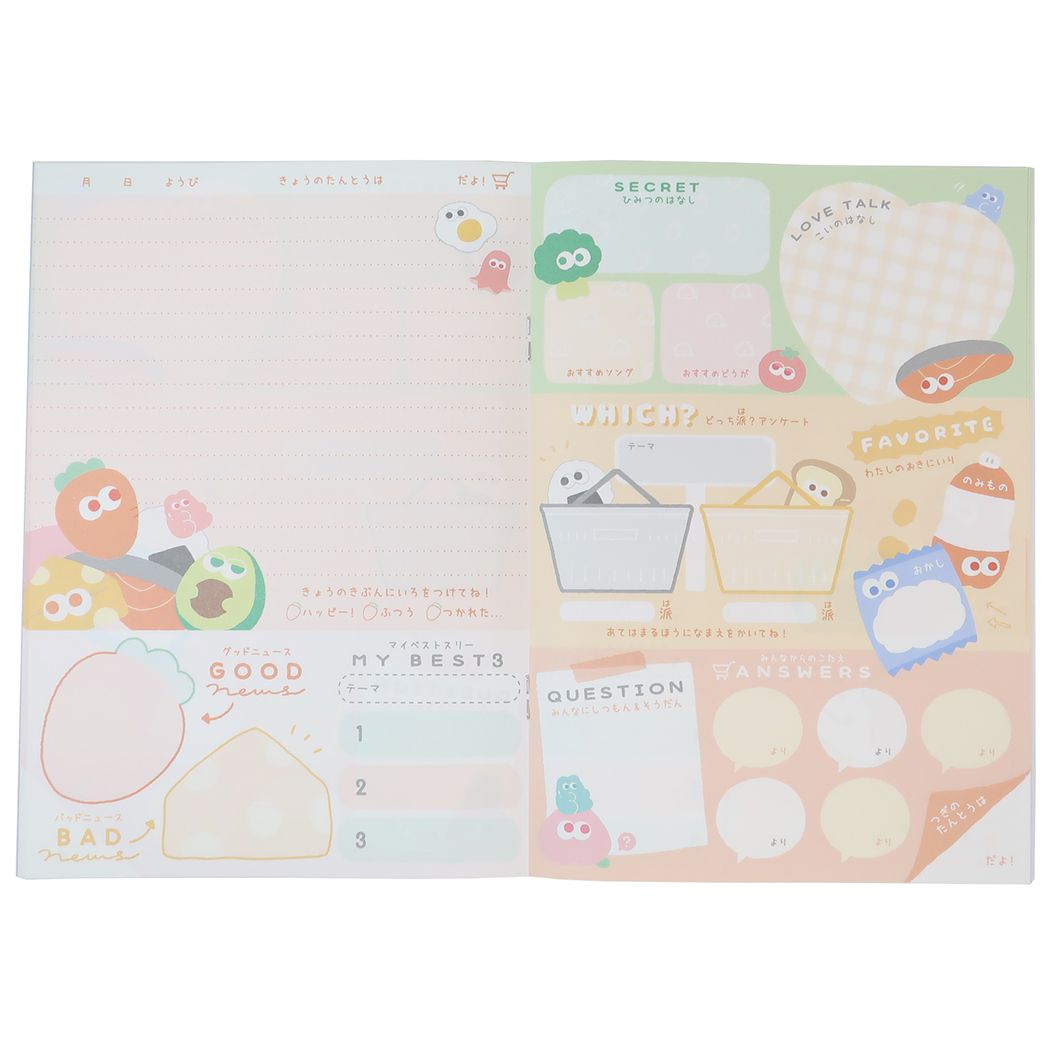 交換ノート うらない付きA5交換ノート OMEME MARKET カミオジャパン