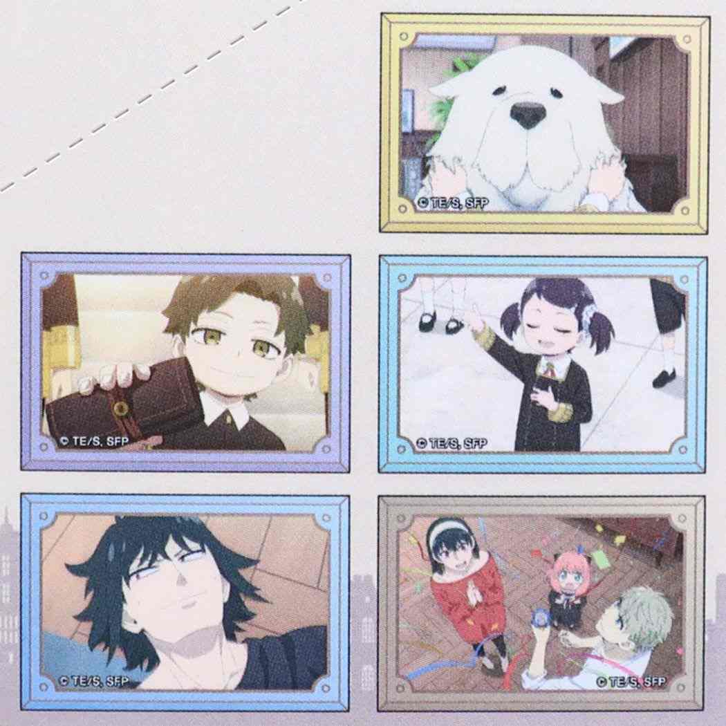 スパイファミリー グッズ 缶バッジ 少年ジャンプ アニメキャラクター セット トレーディングスクエアカンバッジ 全12種 12個入BOX VOL.6