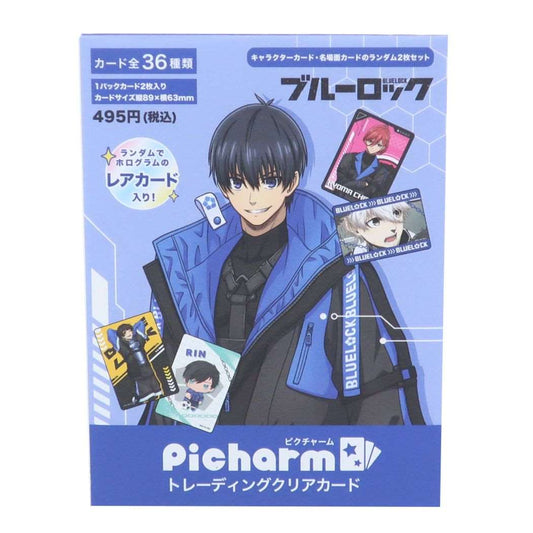 コレクション雑貨 ブルーロック PICHARM トレーディングクリアカード 2枚入り 全36種 18パックセット 少年マガジン カミオジャパン