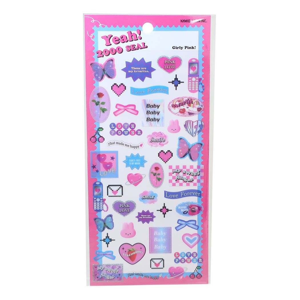 シールシート YEAH!2000SEAL GIRLY PINK カミオジャパン