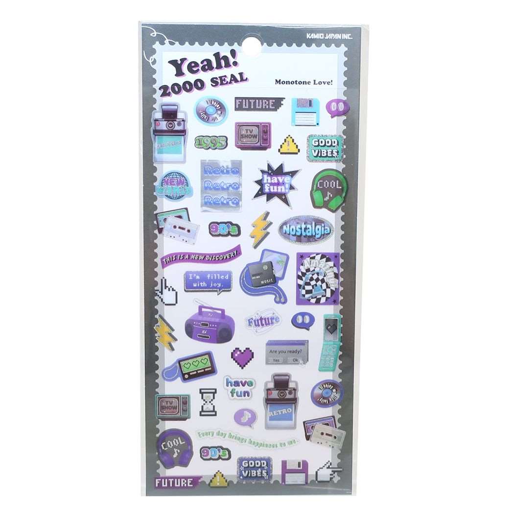 シールシート YEAH!2000SEAL MONOTONE LOVE カミオジャパン