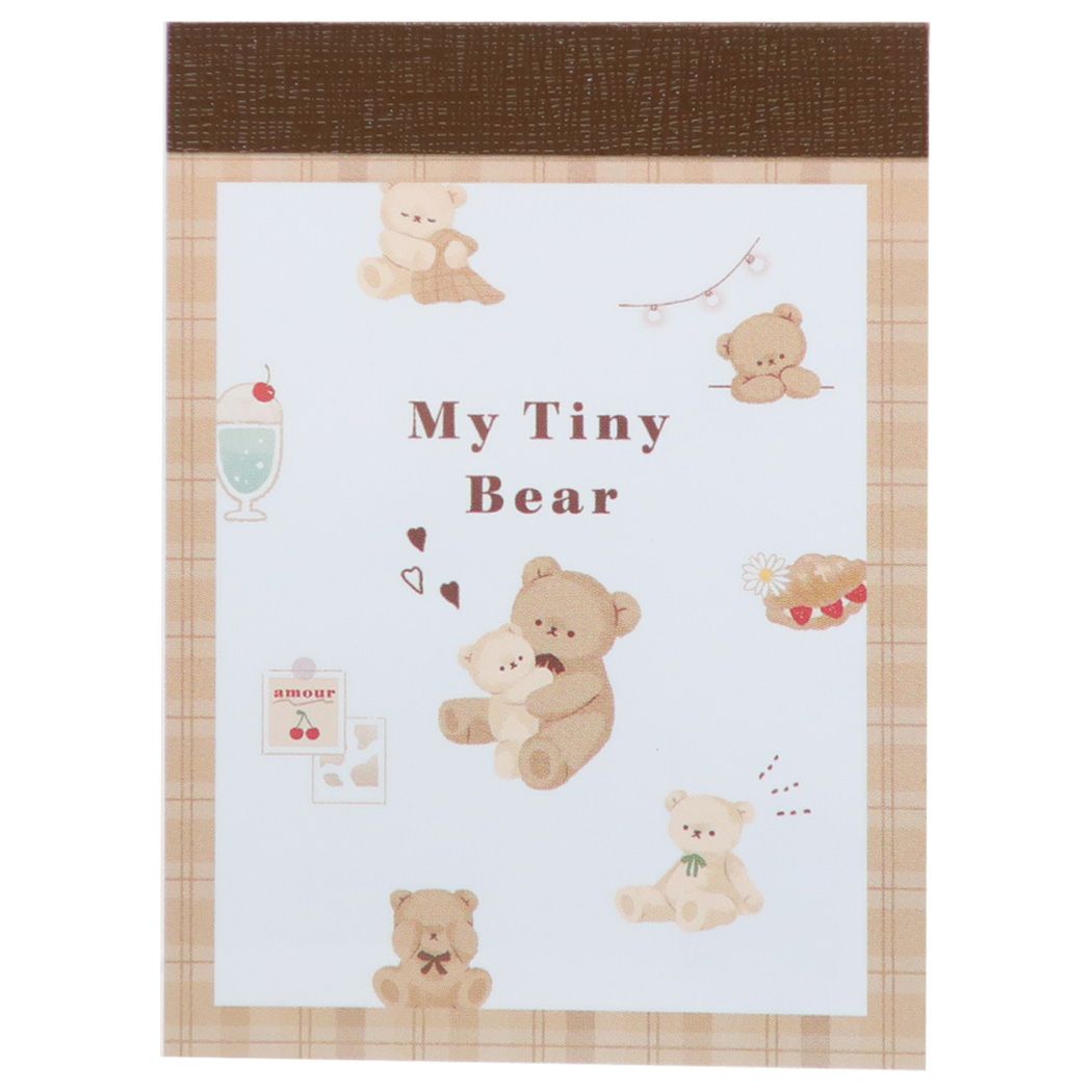 メモ帳 My Tiny Bear ミニミニメモ 新学期準備文具 女の子