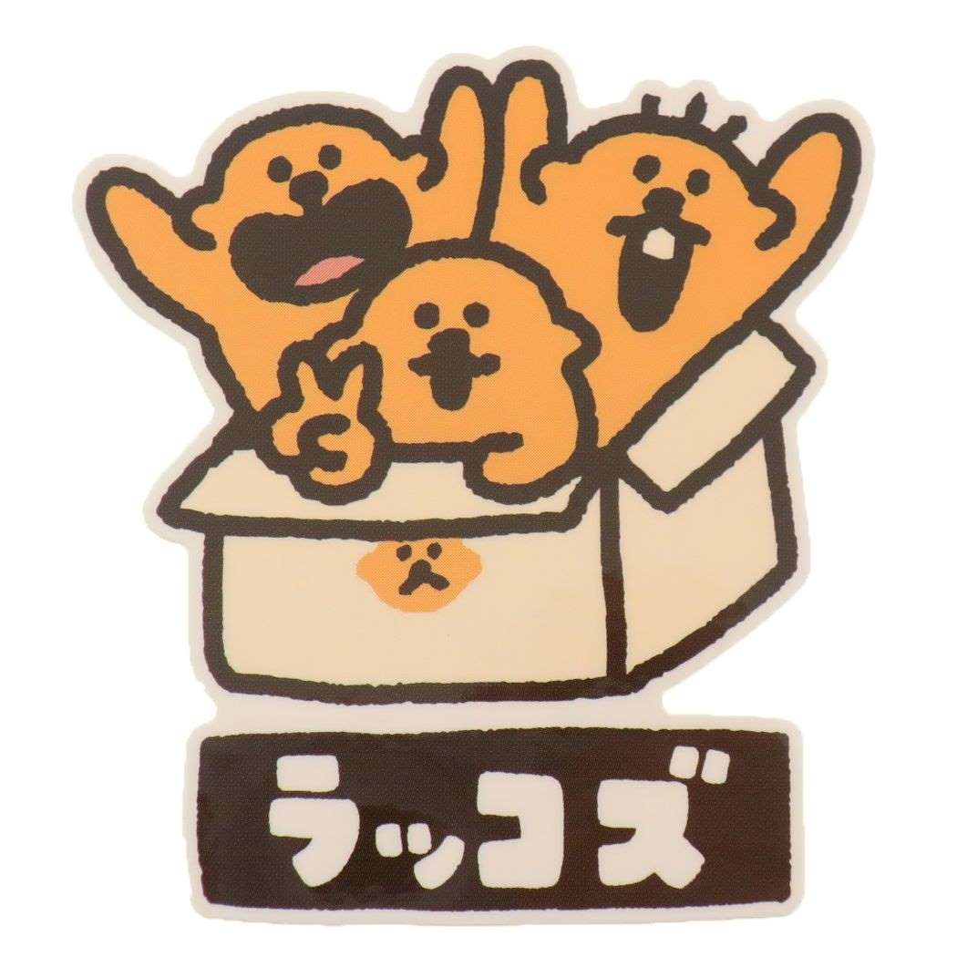 ステッカーキャラクター ラッコズ ミニデコステッカー 箱入り たかだべあ カミオジャパン